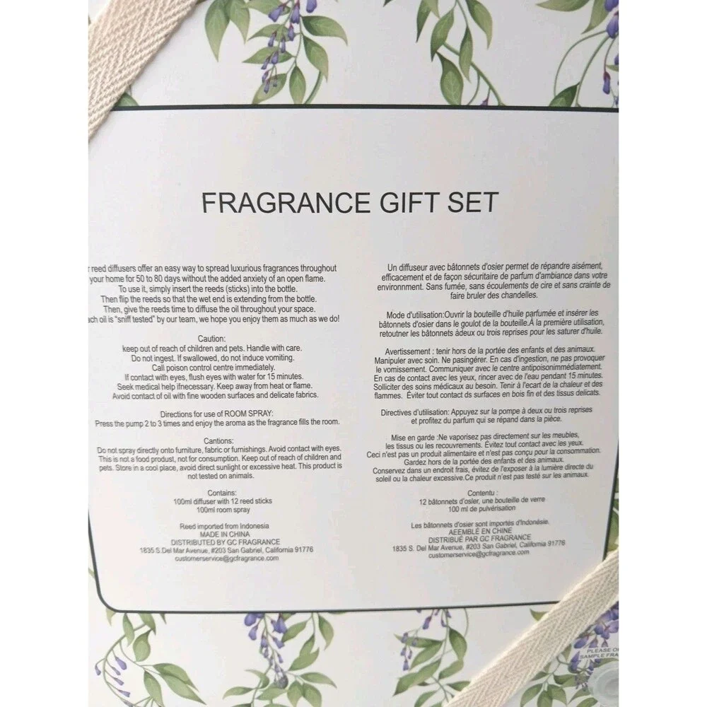 KaTu Serenity Reed Diffuser & Room Spray Gift Set Lemon Lime Patchouli Myrrh